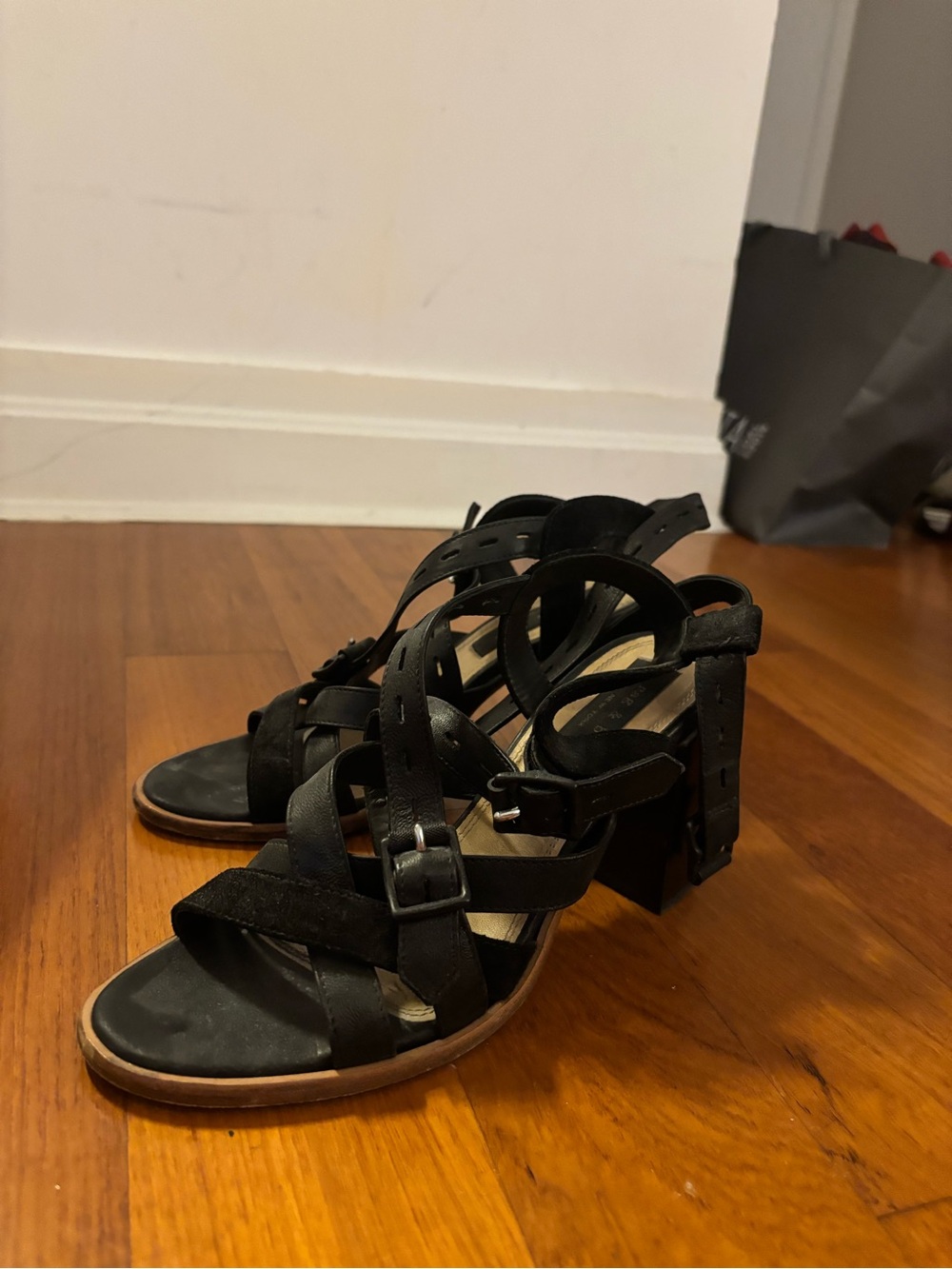 Rag and Bone Strappy Block Heel Sandals